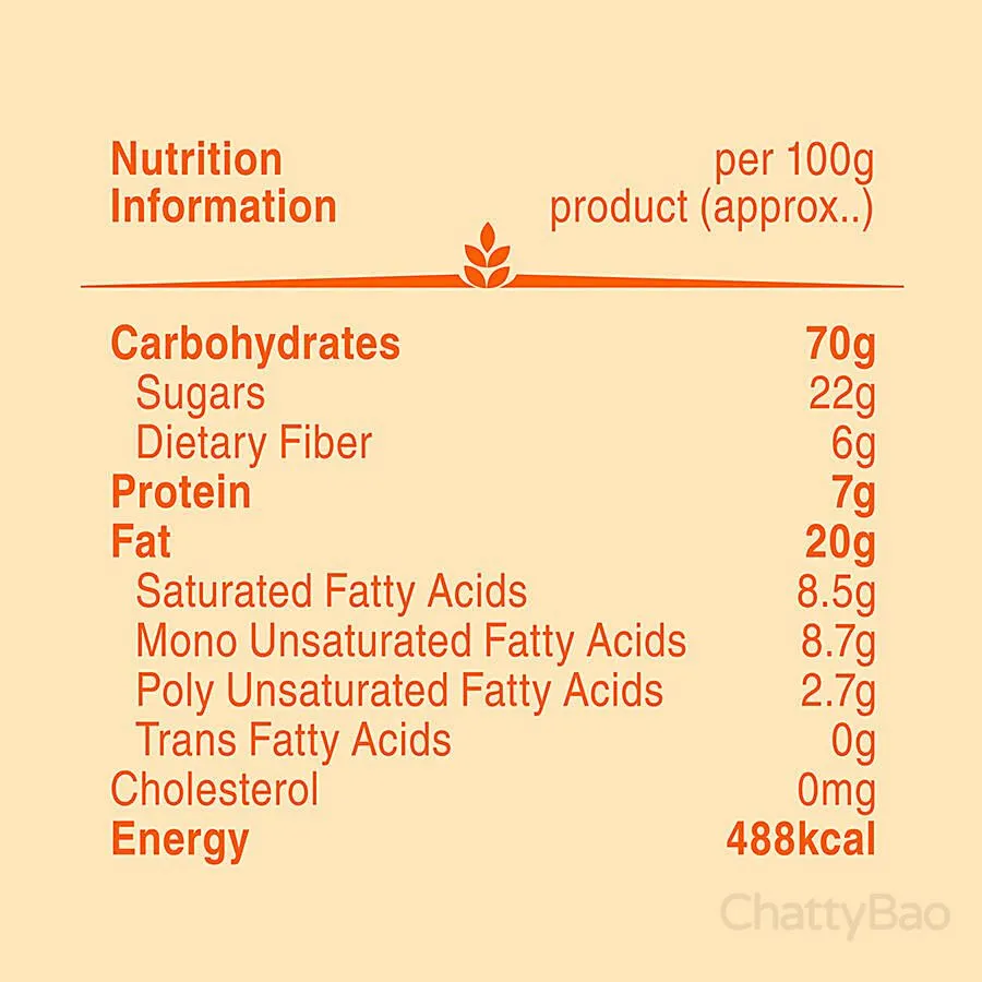 Britannia NutriChoice Oats Cookies - Orange Almond 75 g view 3