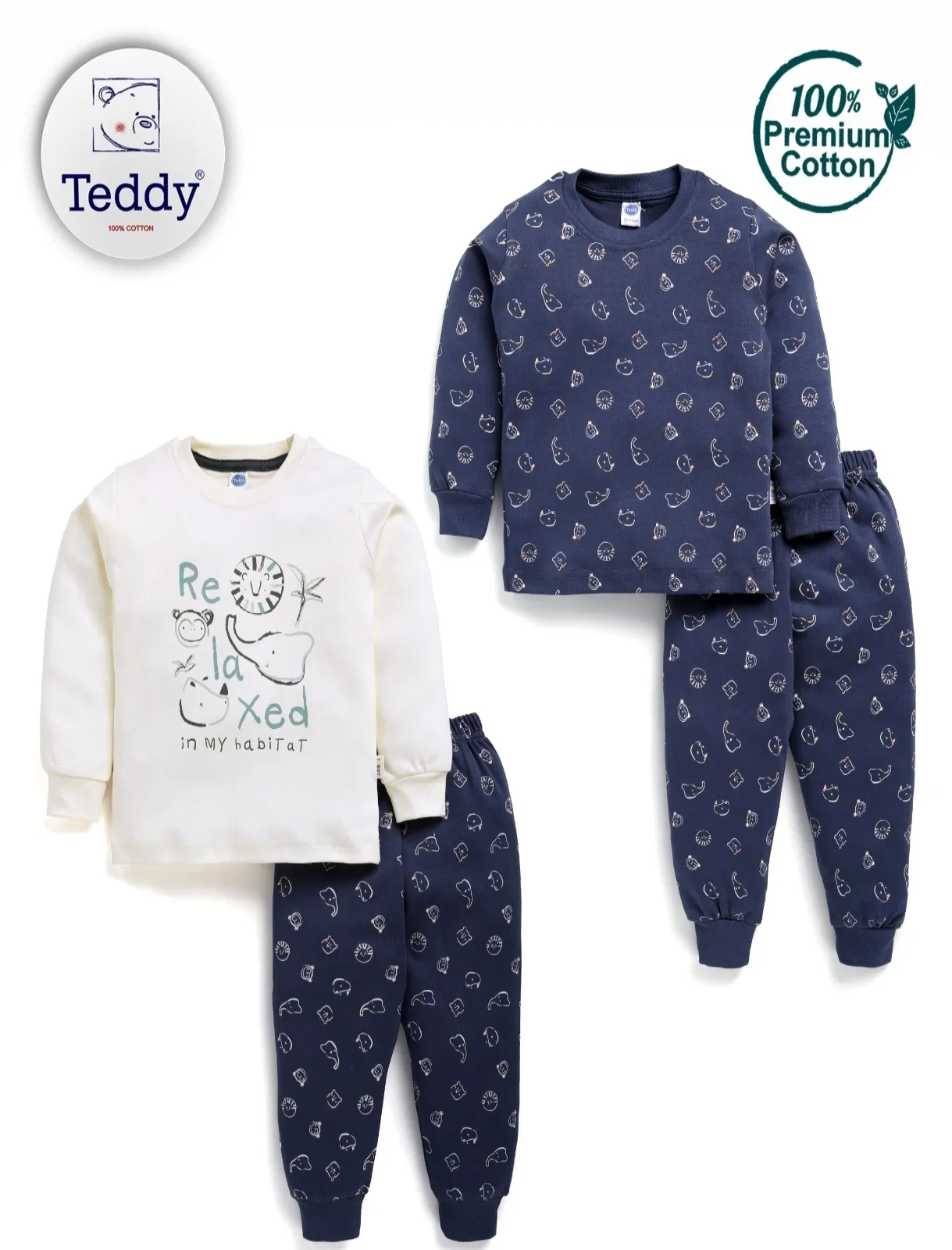 Teddy Cotton Night Suit view 2