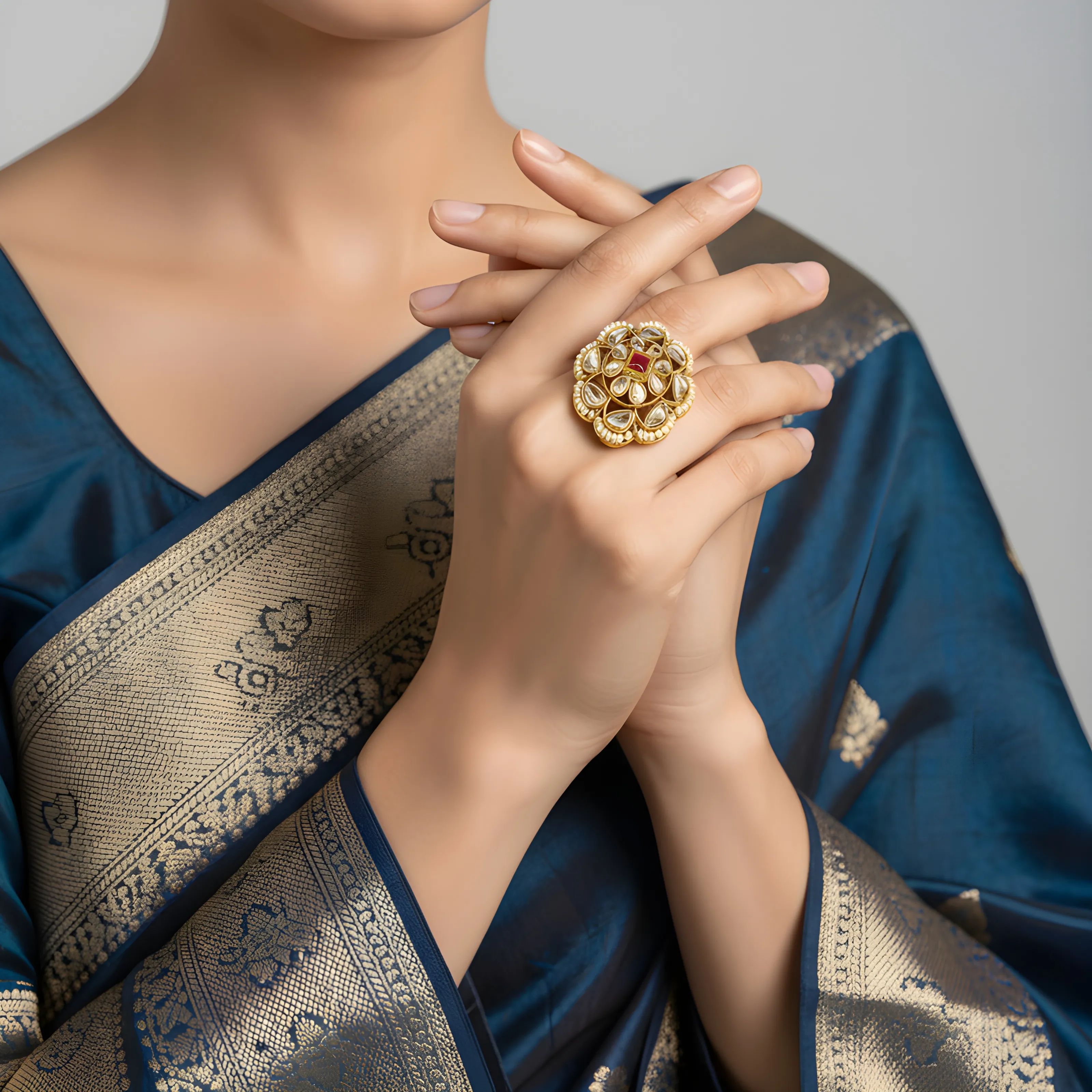 Decorative Kundan Red ♥️