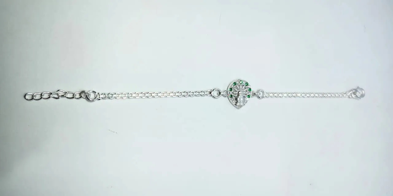 Silver Heart Rakhi (AVRH-21) view 2