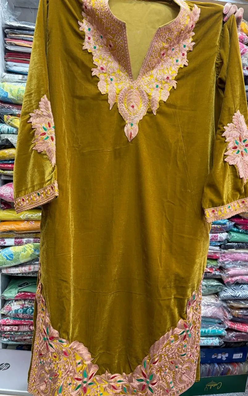 Embroidered Velvet Faren view 2