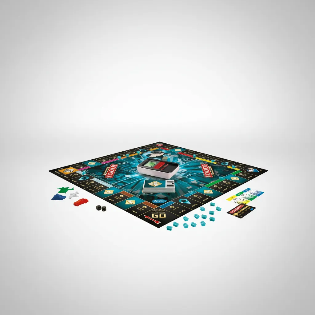 Monopoly Ultimate Banking Edition Board Game, Includes Electronic Banking Unit, Fun Christmas Board Game for Families and Kids, Strategy Game for Kids Ages 8+, Best Birthday Gift view 5