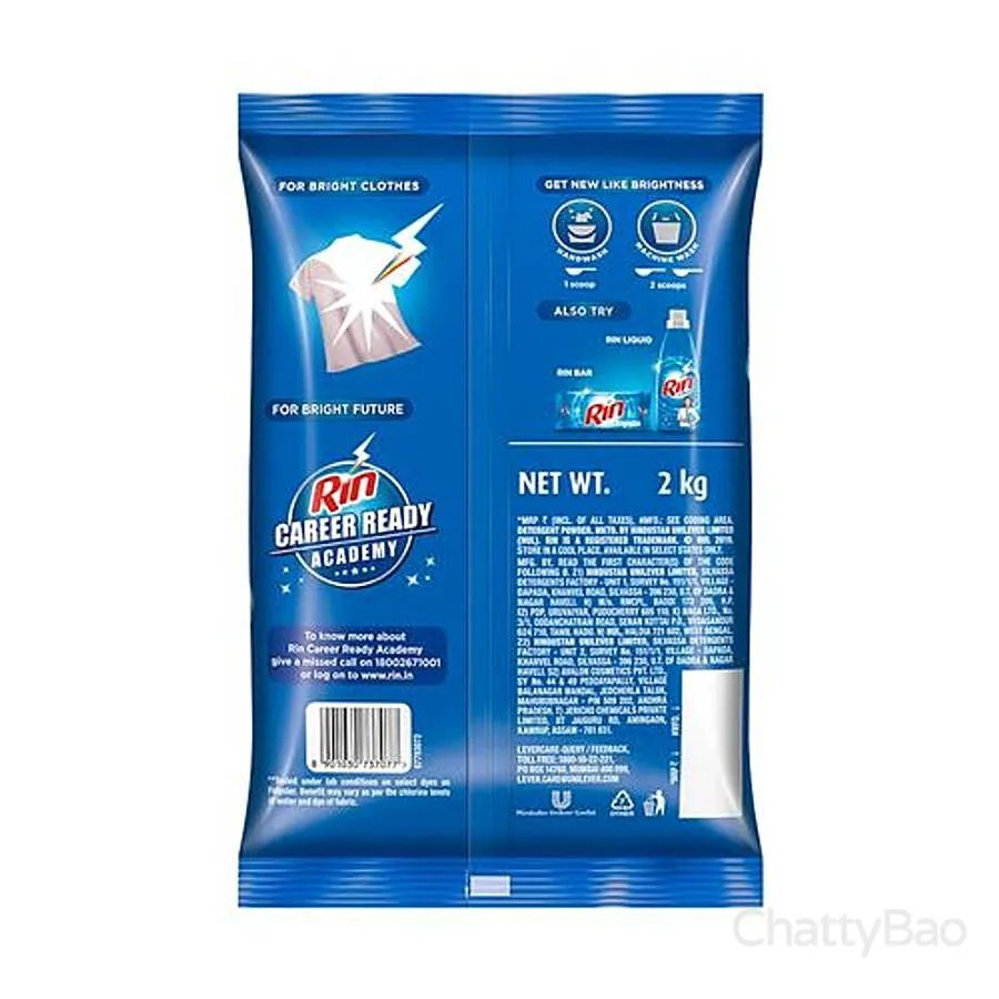 Rin Detergent Washing Powder 2 Kg view 2