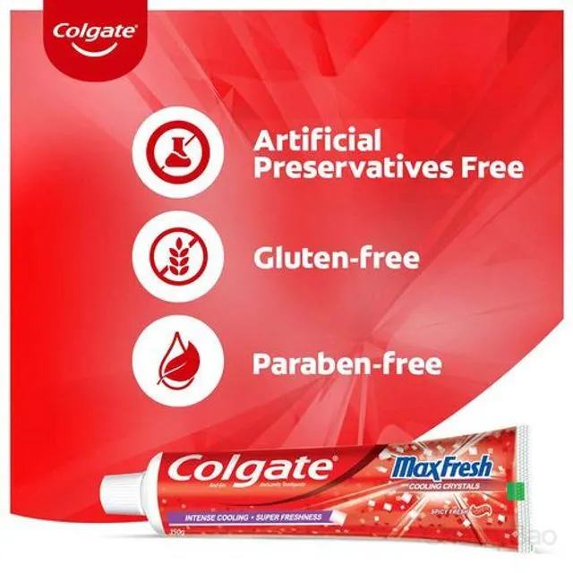 Colgate MaxFresh Toothpaste Cooling Crystals - Spicy Fresh 150 g view 4