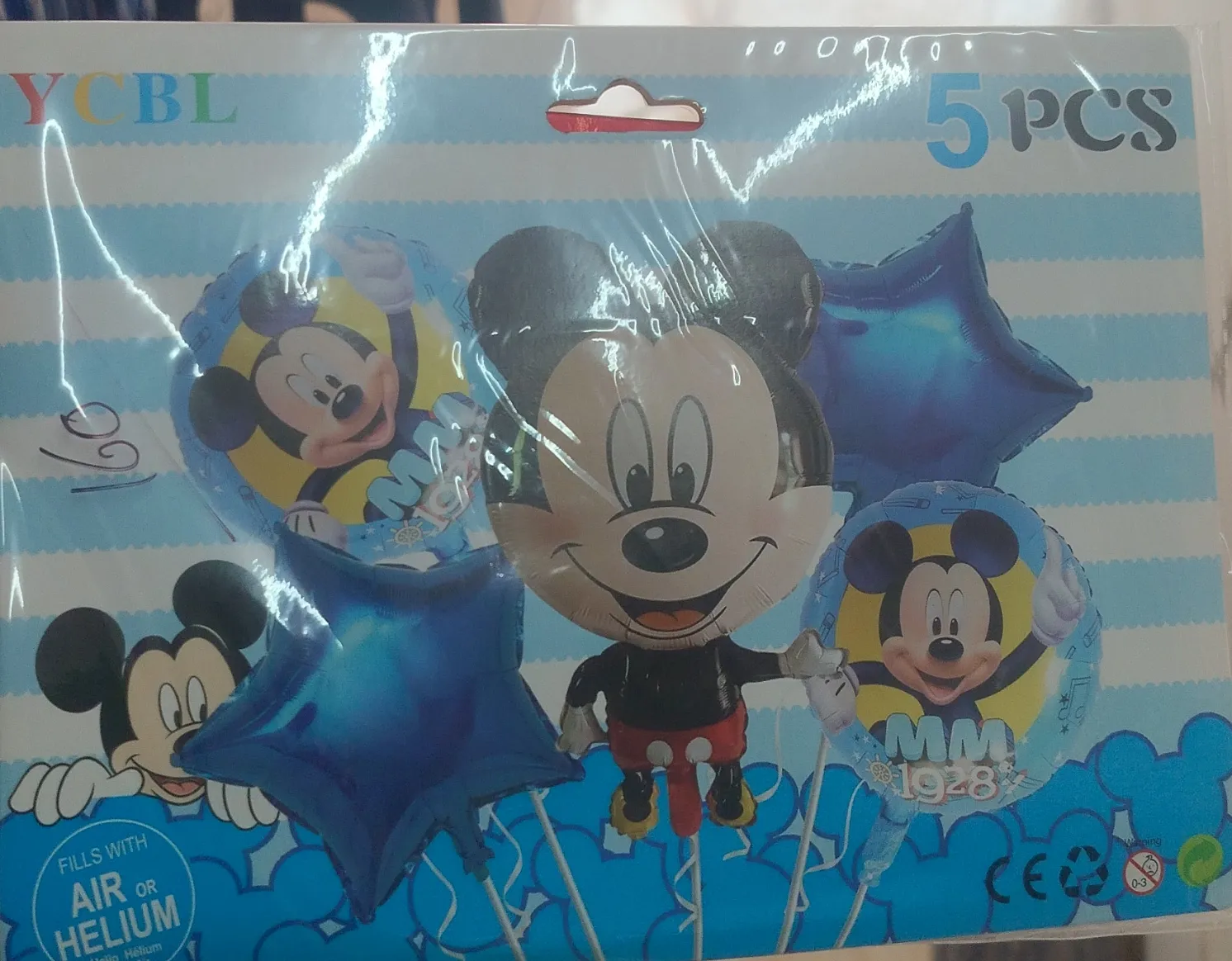 YCBL Mickey Mouse Balloon Set view 2