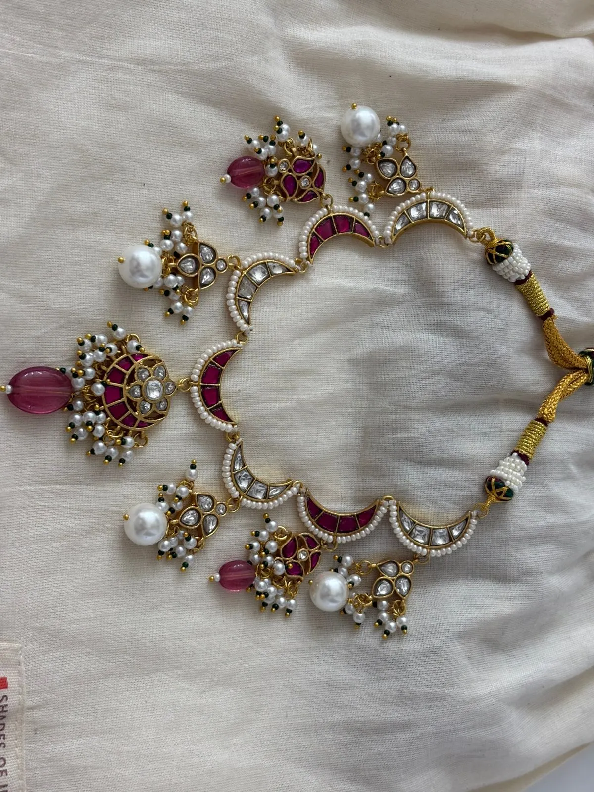 Kundan Necklace Set view 3