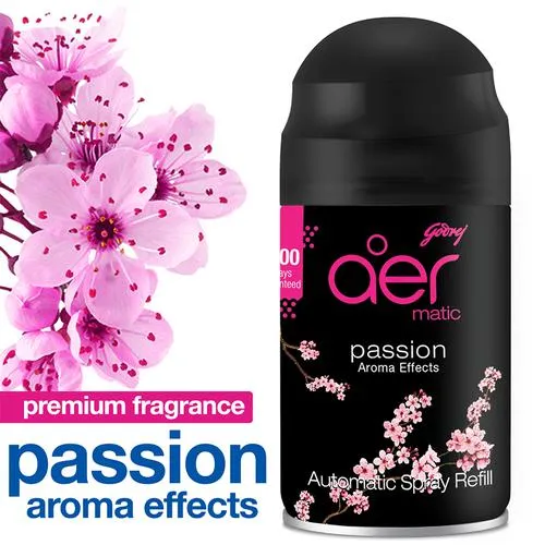 Godrej Aer Matic Refill Automatic Room Fresheners Passion 225ml view 2
