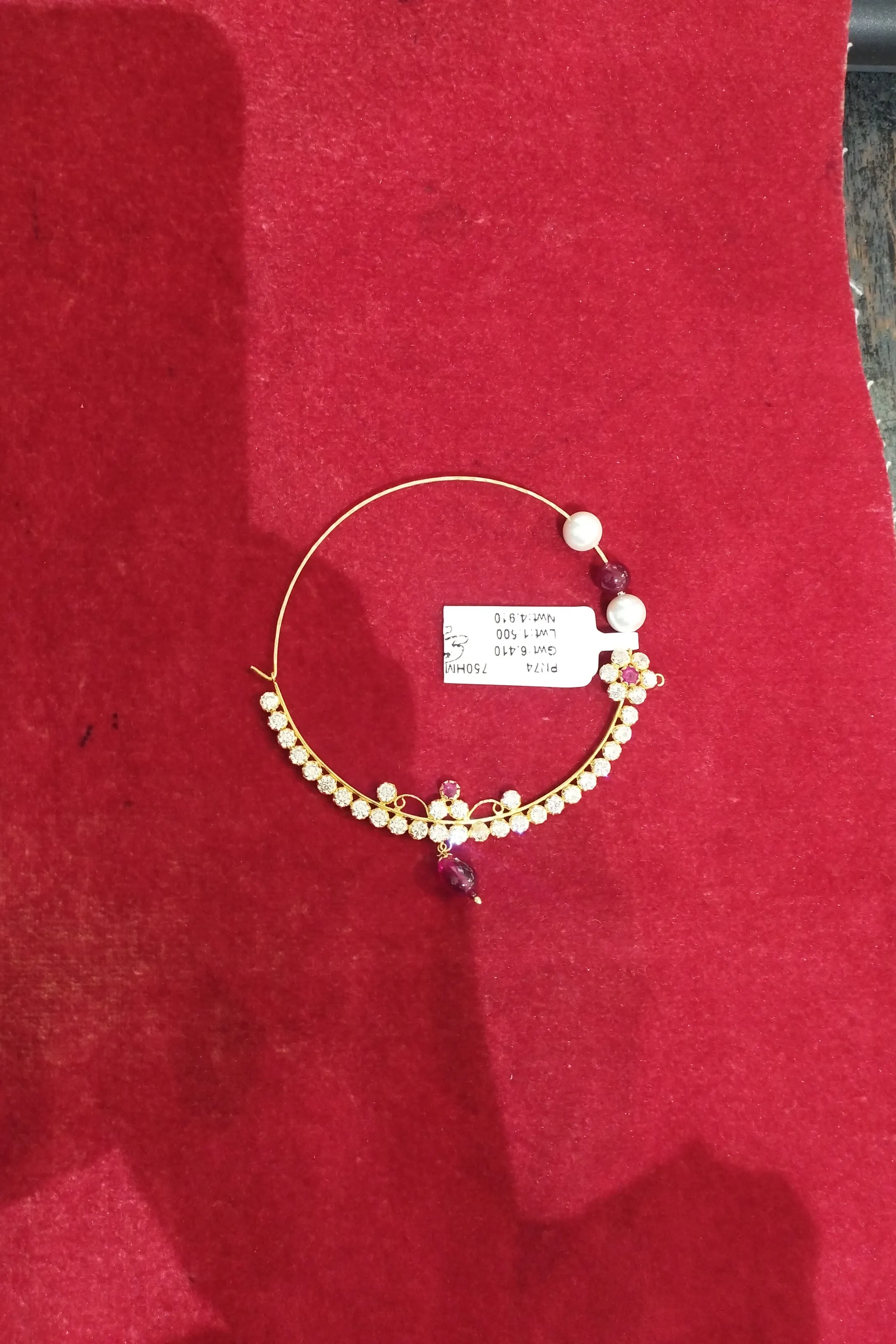 Gold Nose Ring view 2
