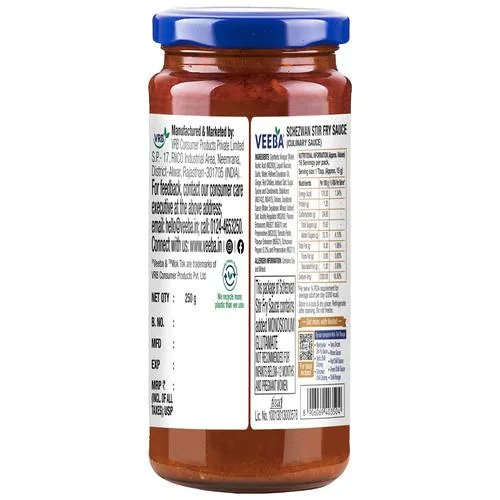 Veeba Schezwan Stir fry Sauce 250 g view 2