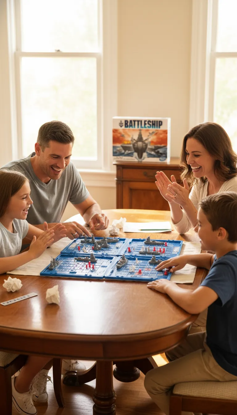 Hasbro Gaming Battleship Board Game, Classic Strategy Play for Kids and Adults, for Boys & Girls Ages 7 and Up, for 2 Players, Birthday Gift view 3