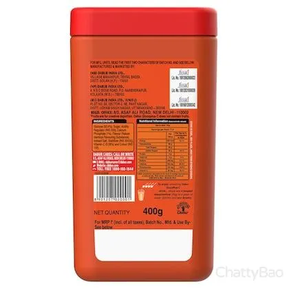Dabur GlucoPlus C Glucose - Orange 400 g view 2