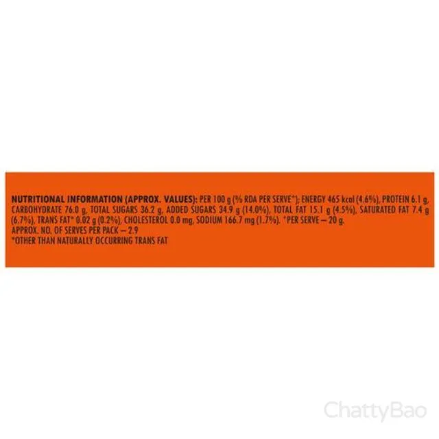 Sunfeast Bounce Creme Biscuits - Orange 58 g view 3