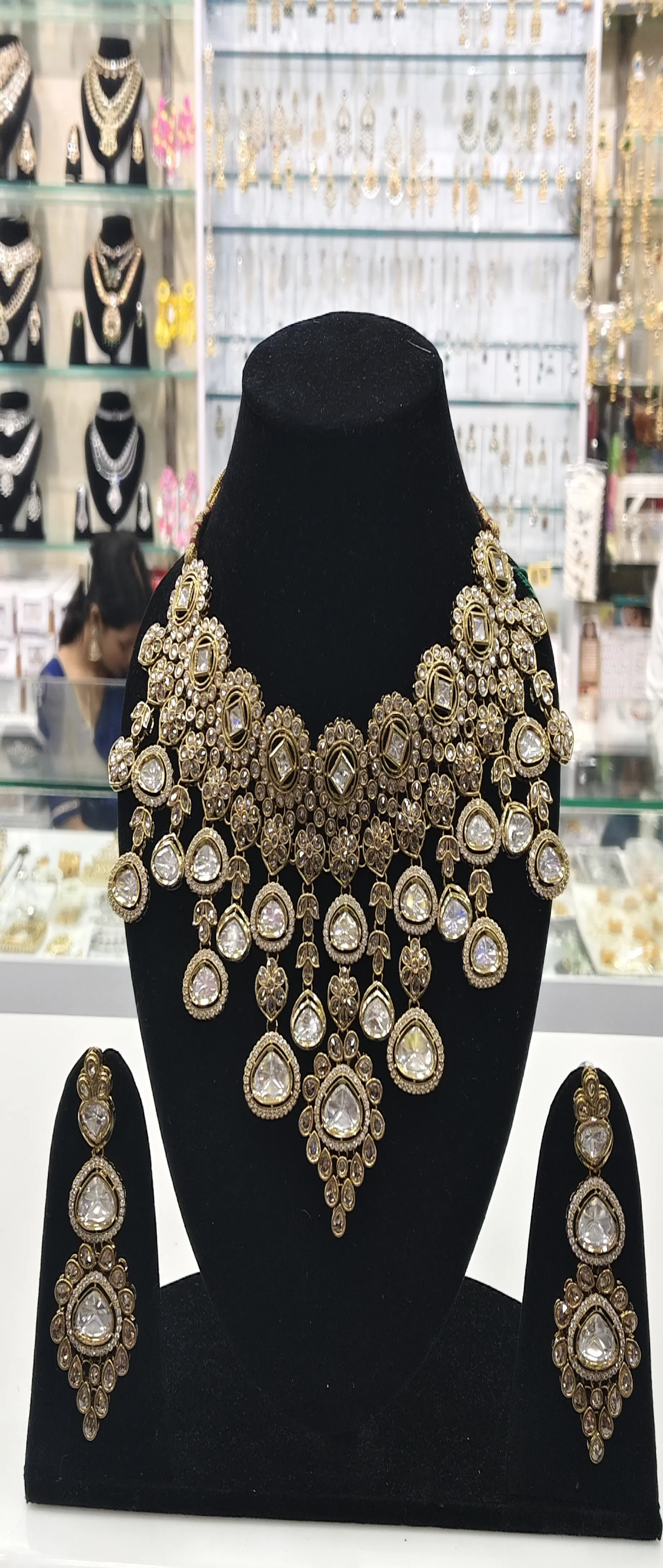 River City Polki Set Necklace Set view 2