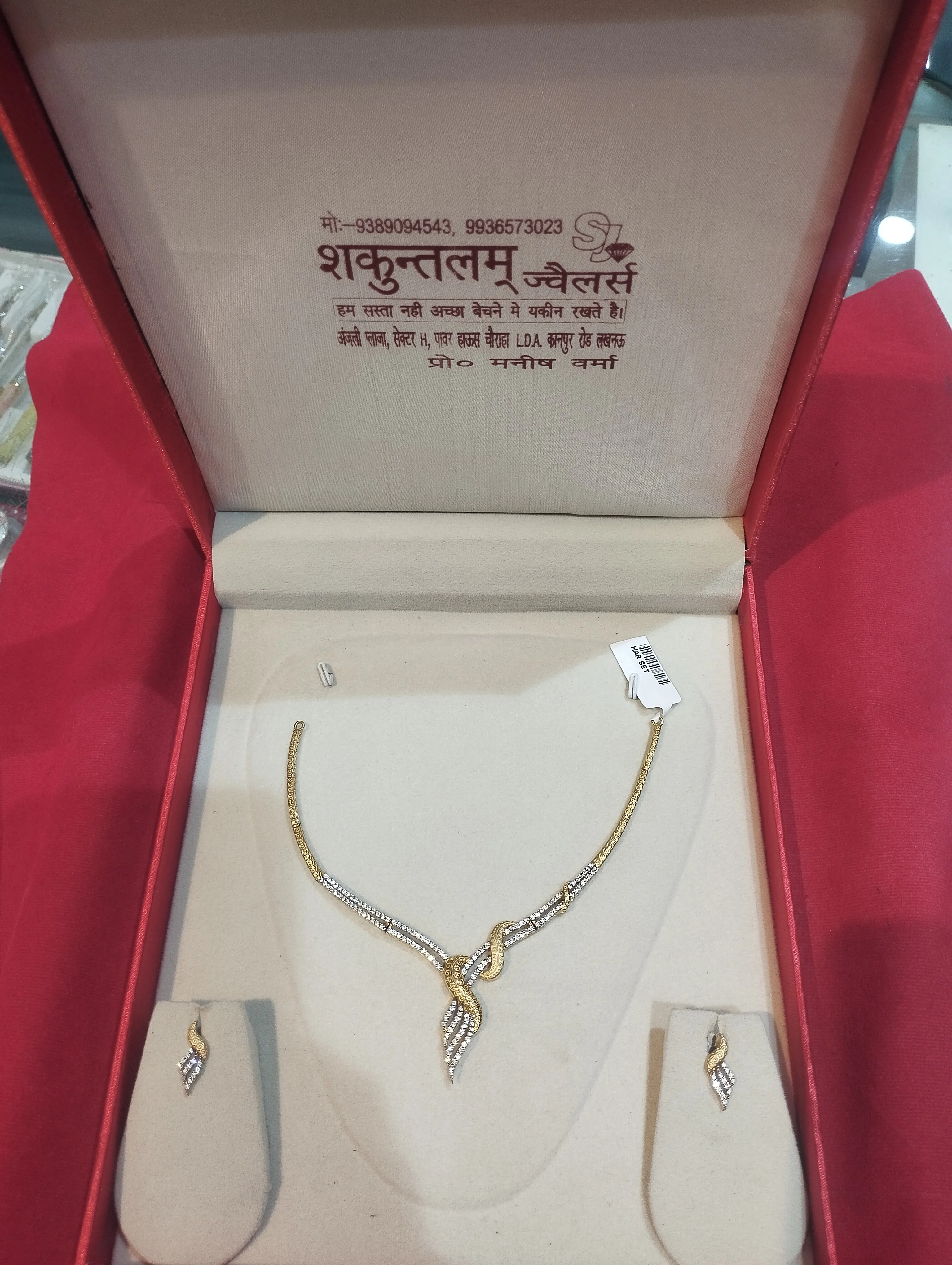 Gold Necklace Set view 2