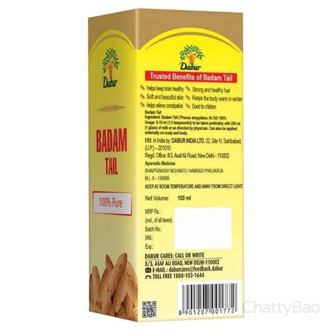 Dabur Badam Tail 100 ml view 2