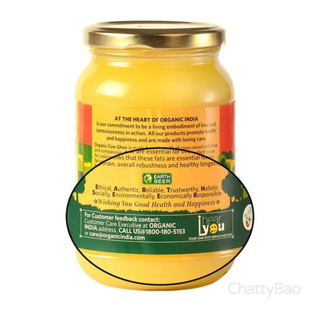 Organic India Desi Ghee Bottle 500 ml view 3