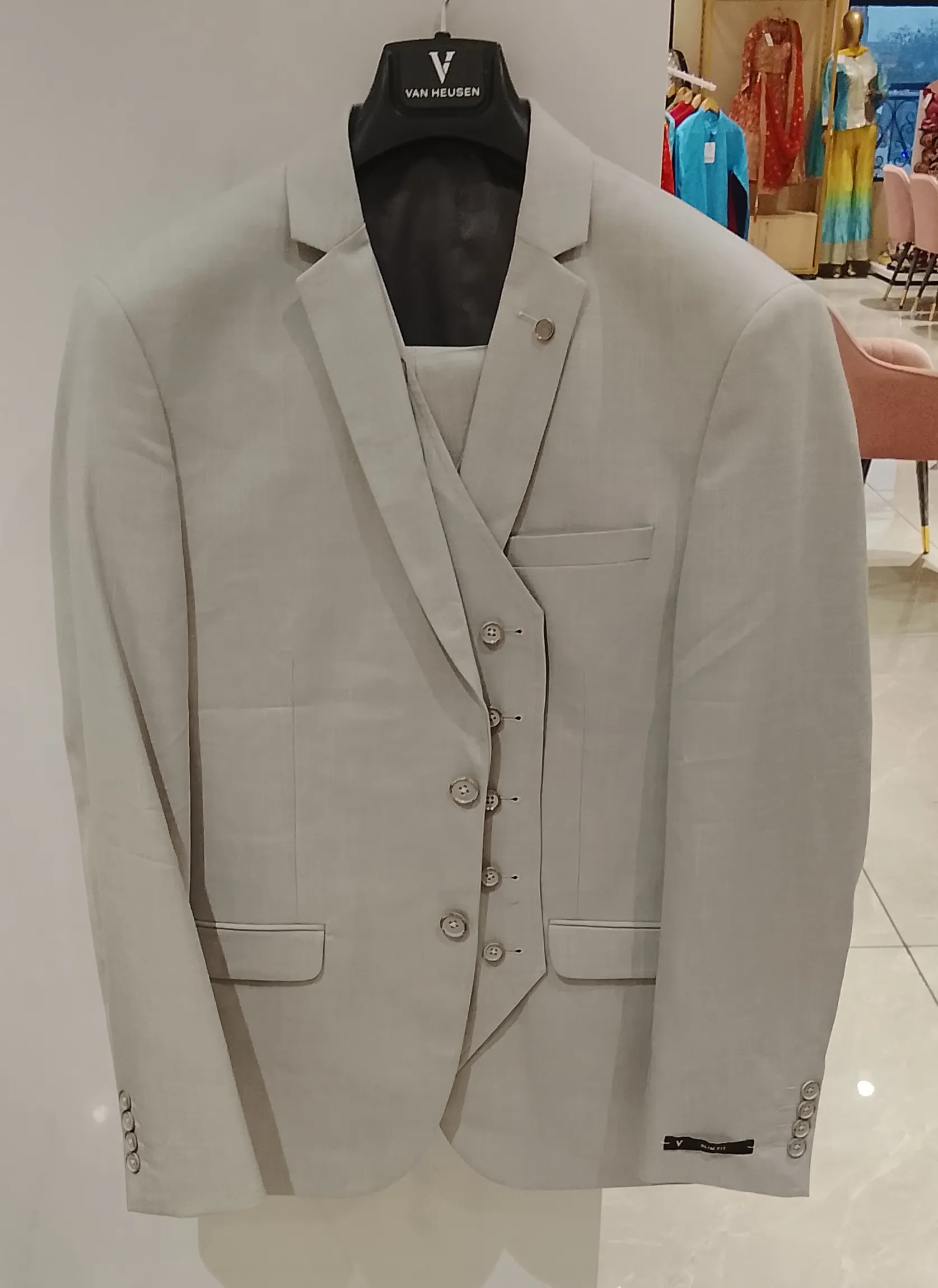 Van Heusen Grey Suit view 3