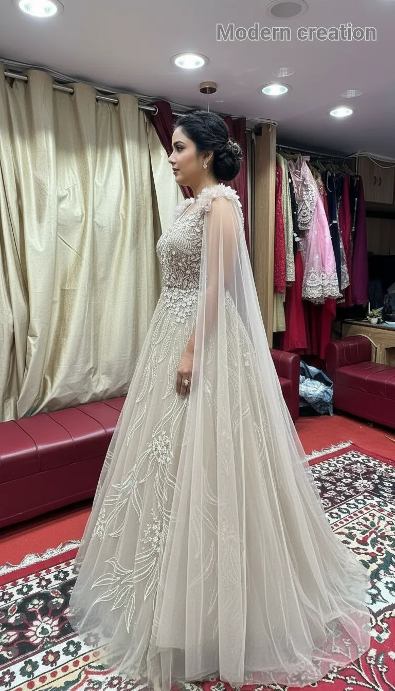 Modern Creation Gown view 4