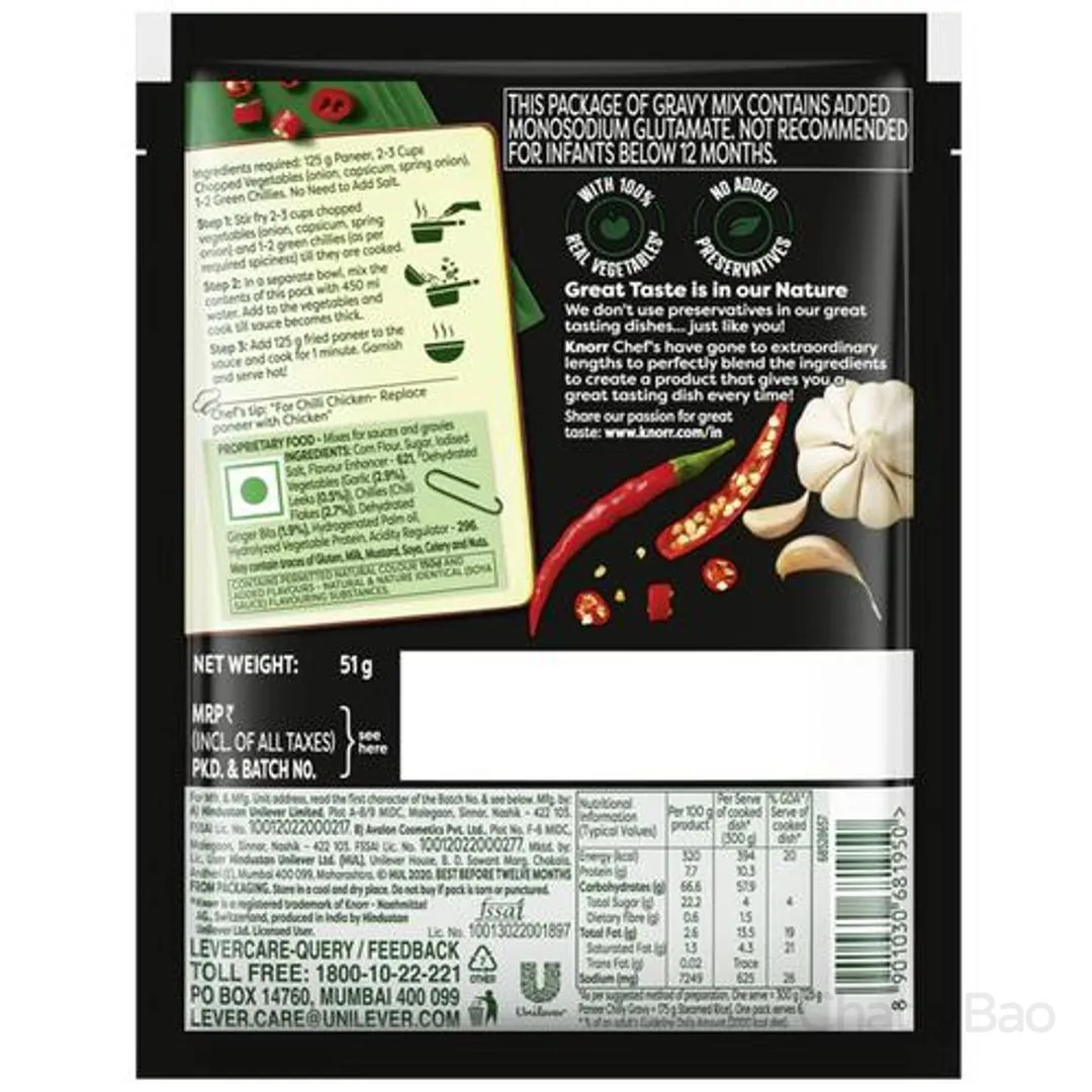 Knorr Gravy Mix - Chinese Chilli Serves 4 51 g view 2