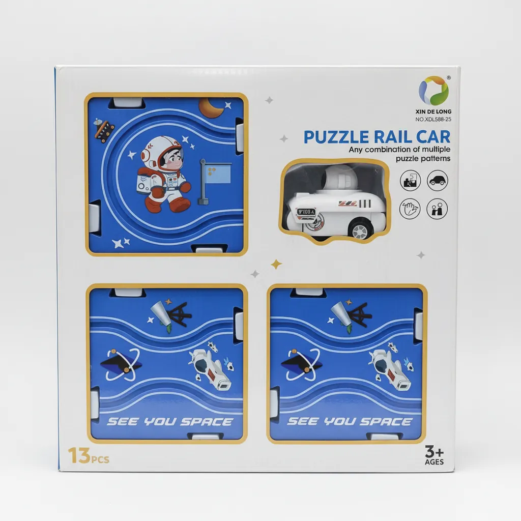 Puzzle Rail Car view 2