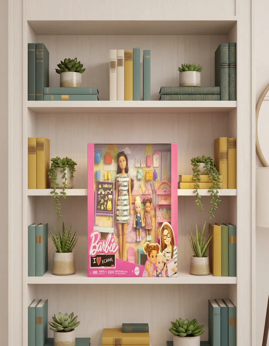 Barbie I Love School Set
