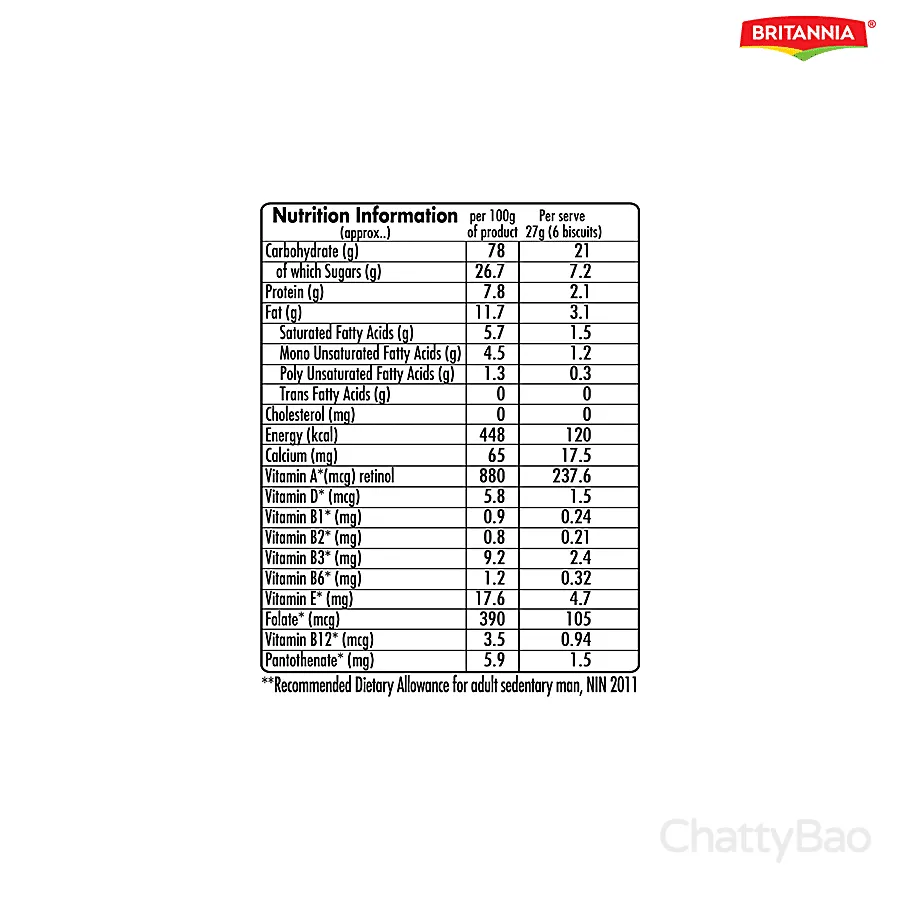 Britannia Vita Marie Gold Biscuits 150 g view 3