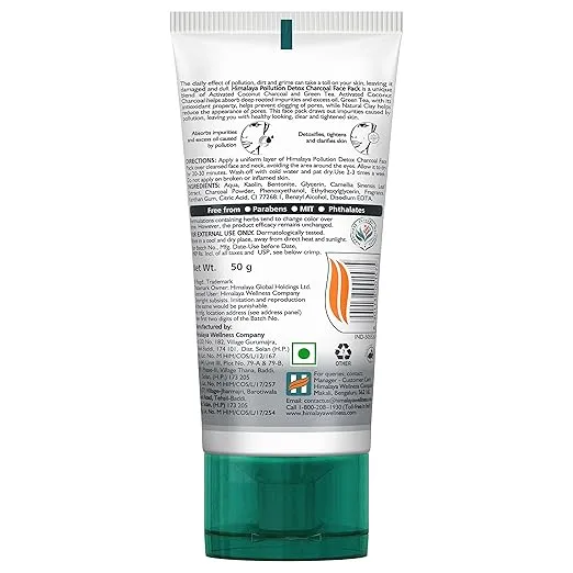 Himalaya Pollution Detox Charcoal Face Pack 50 g view 2