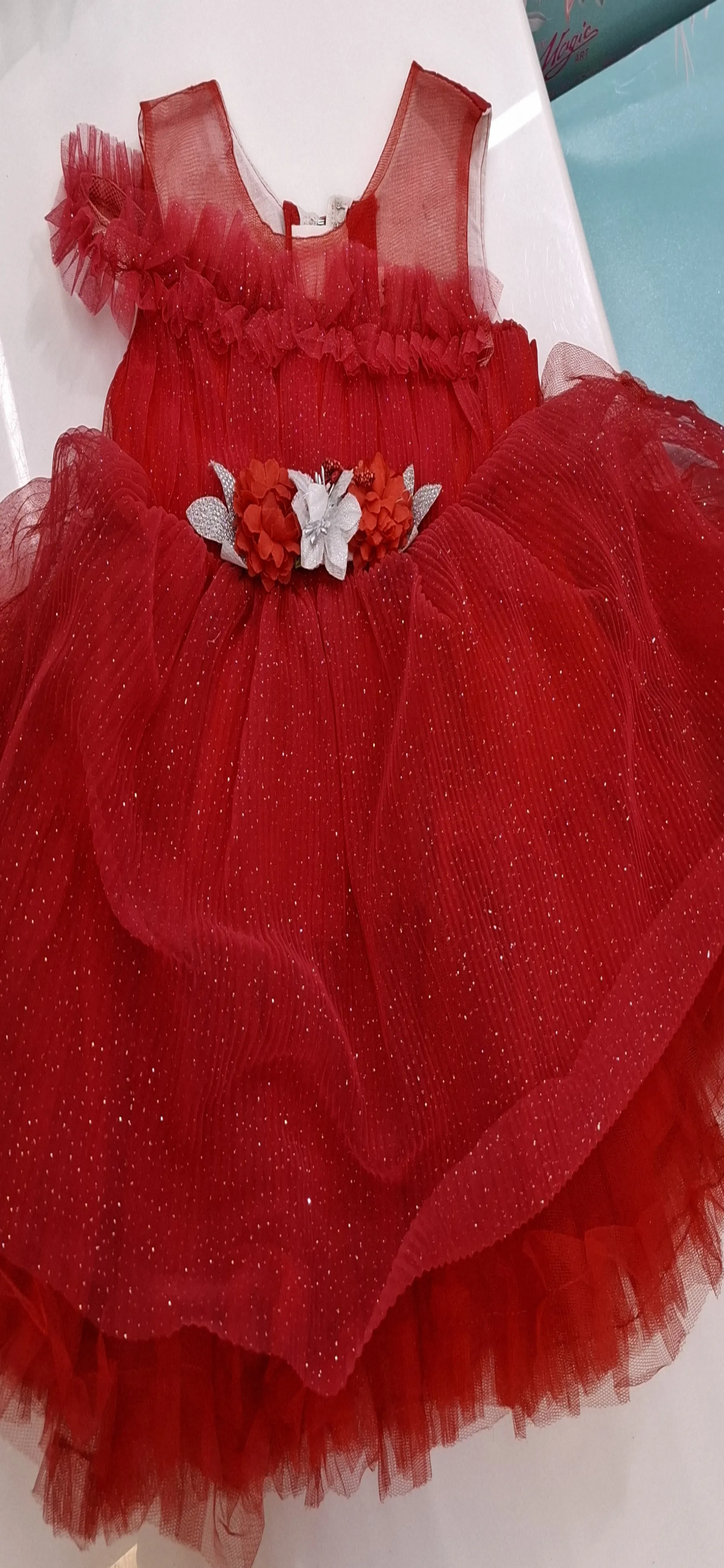 Girls Fancy Frock view 3