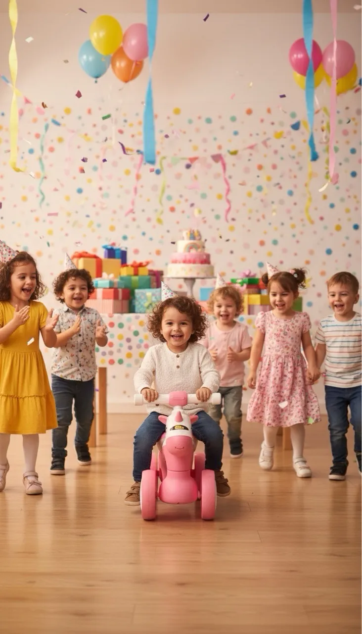 Unicorn Ride-On Toy view 2
