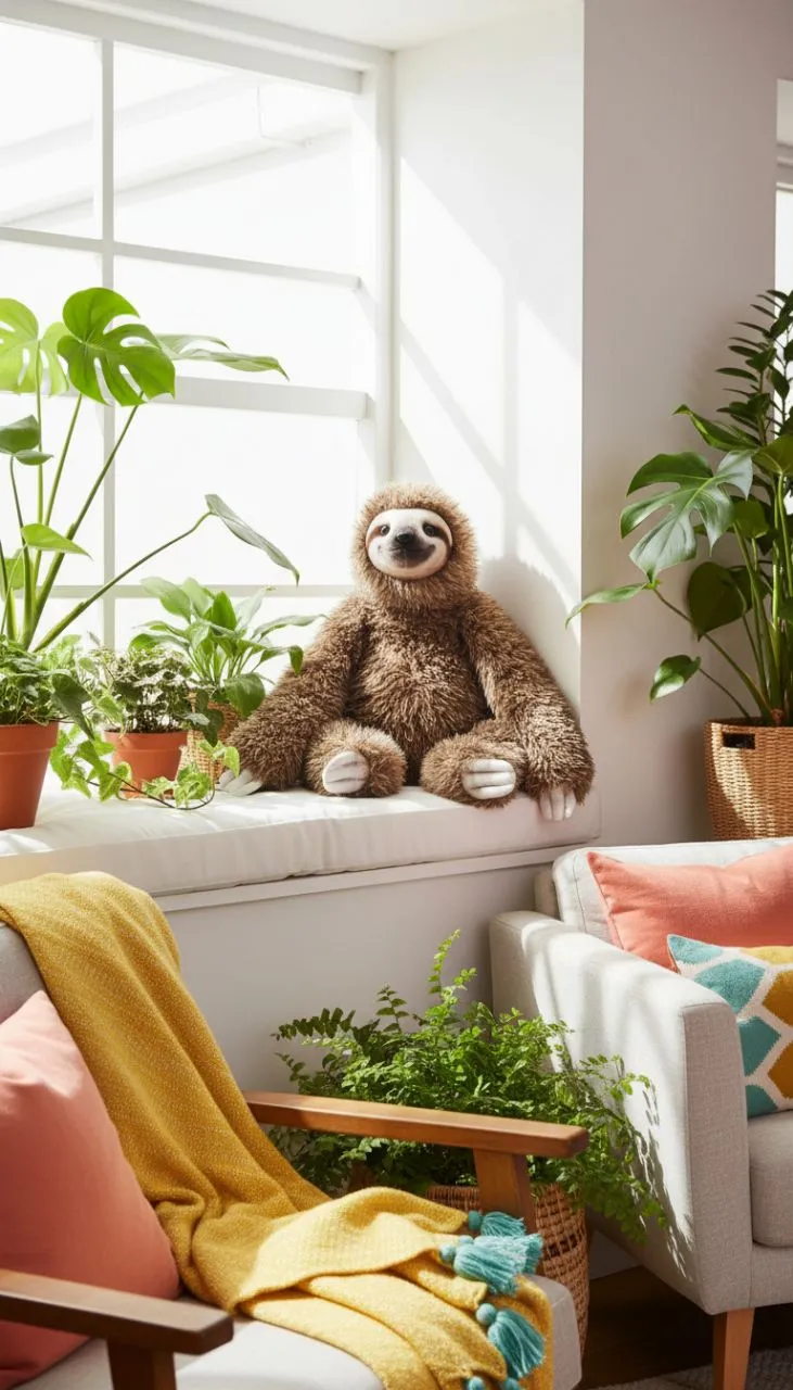 Plush Sloth Toy Wild Republic view 3