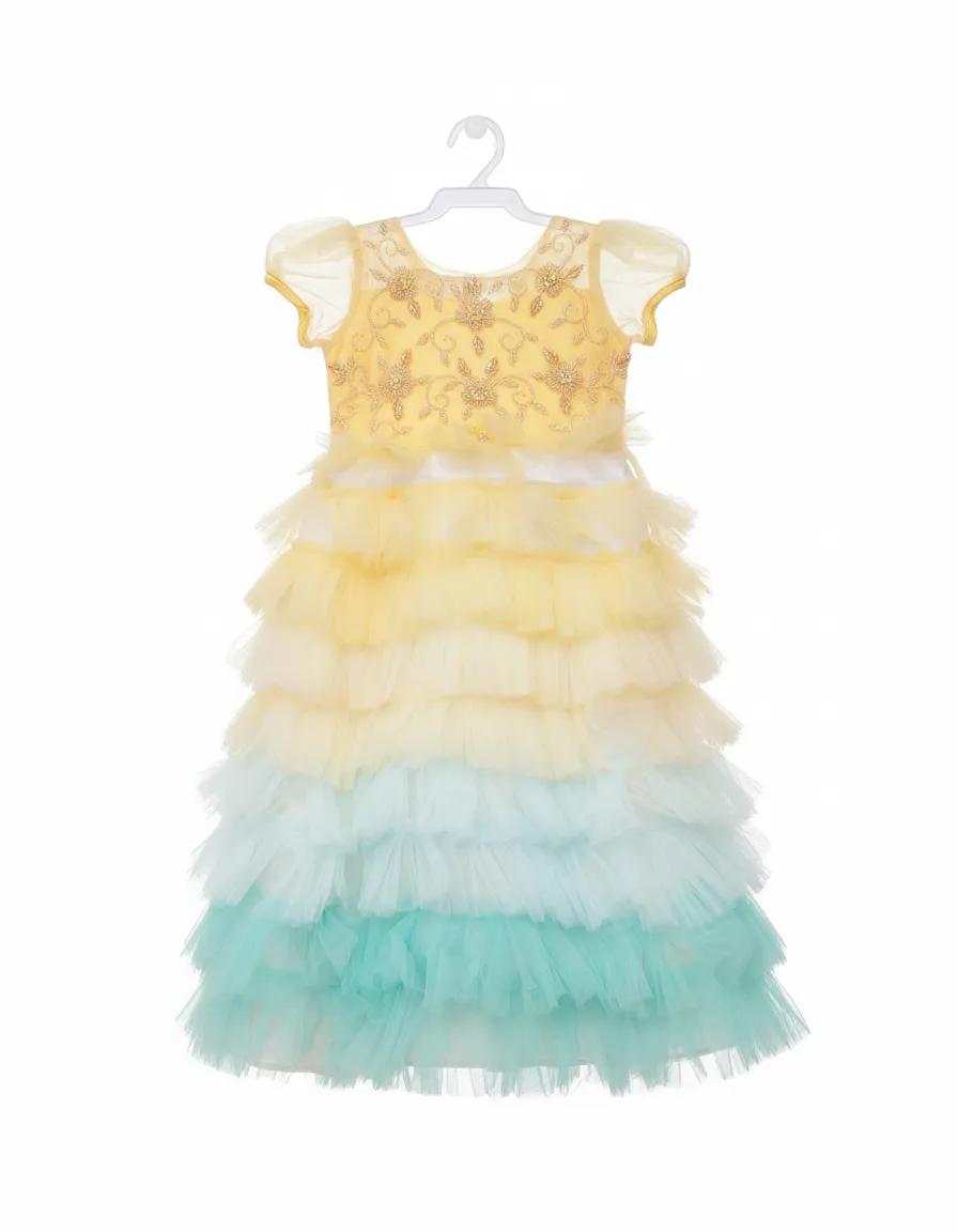 Girls Party Wear Gown Fairy view 2