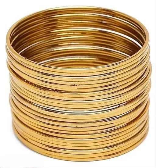 Pack Of 24 | Golden Bangle Set 2.4 view 5