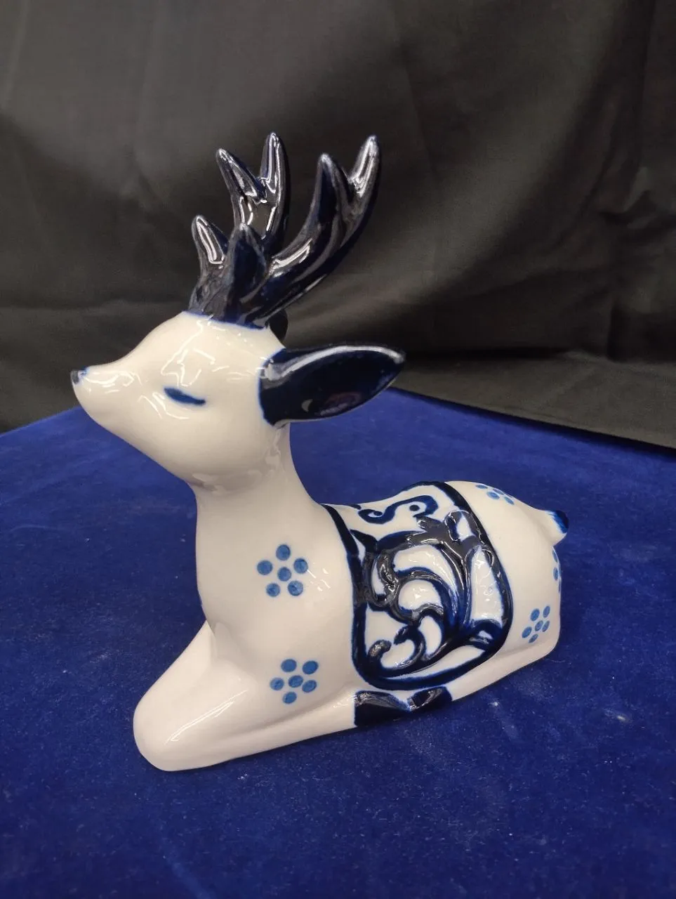 Ceramic Deer Statue view 2