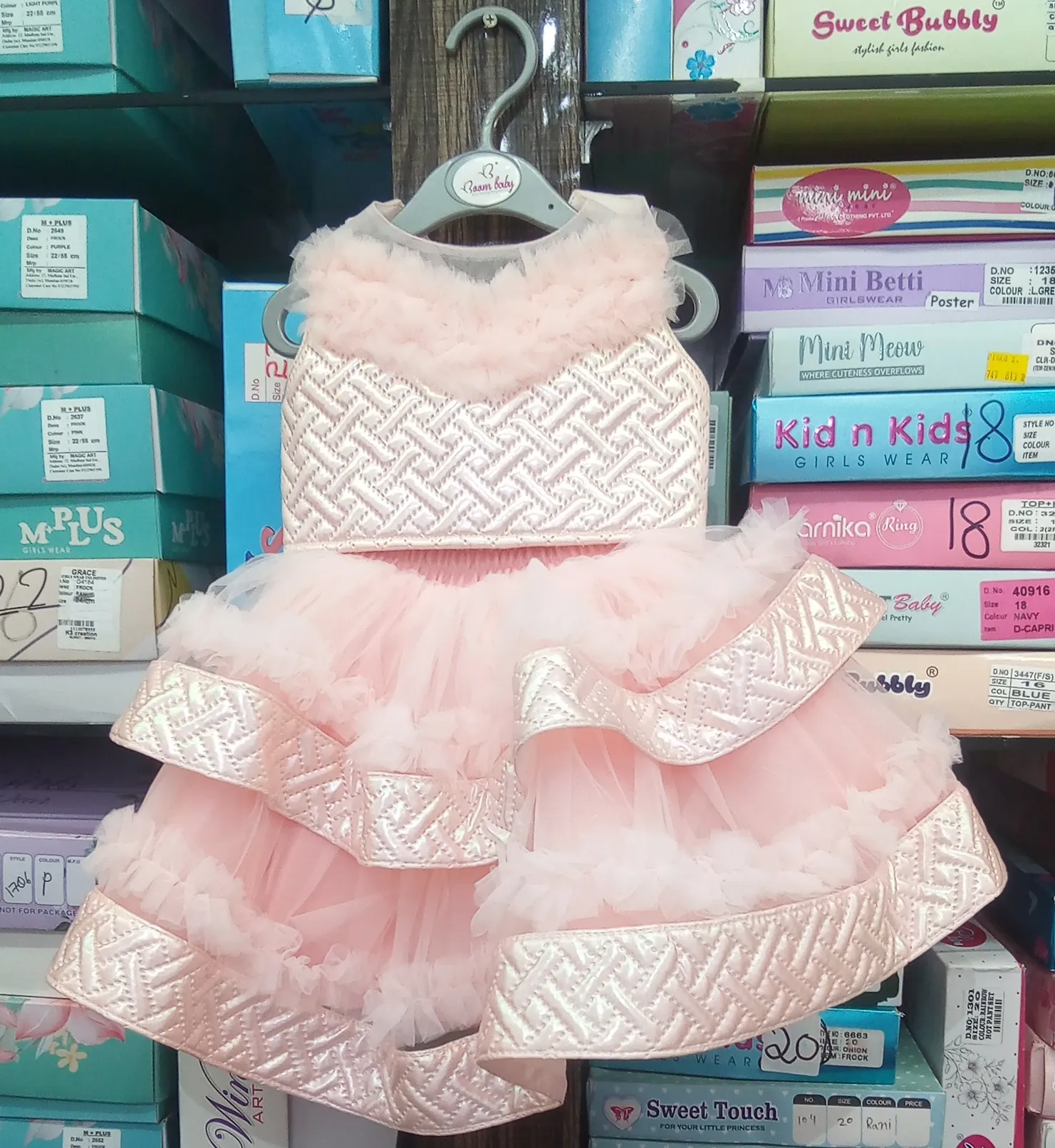 Queen Baby Girls Layered Dress view 3