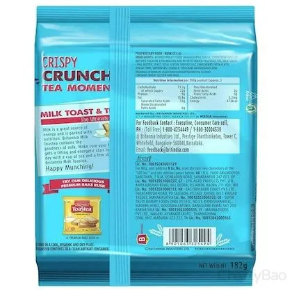 Britannia Toastea Milk Rusk 182 g view 2