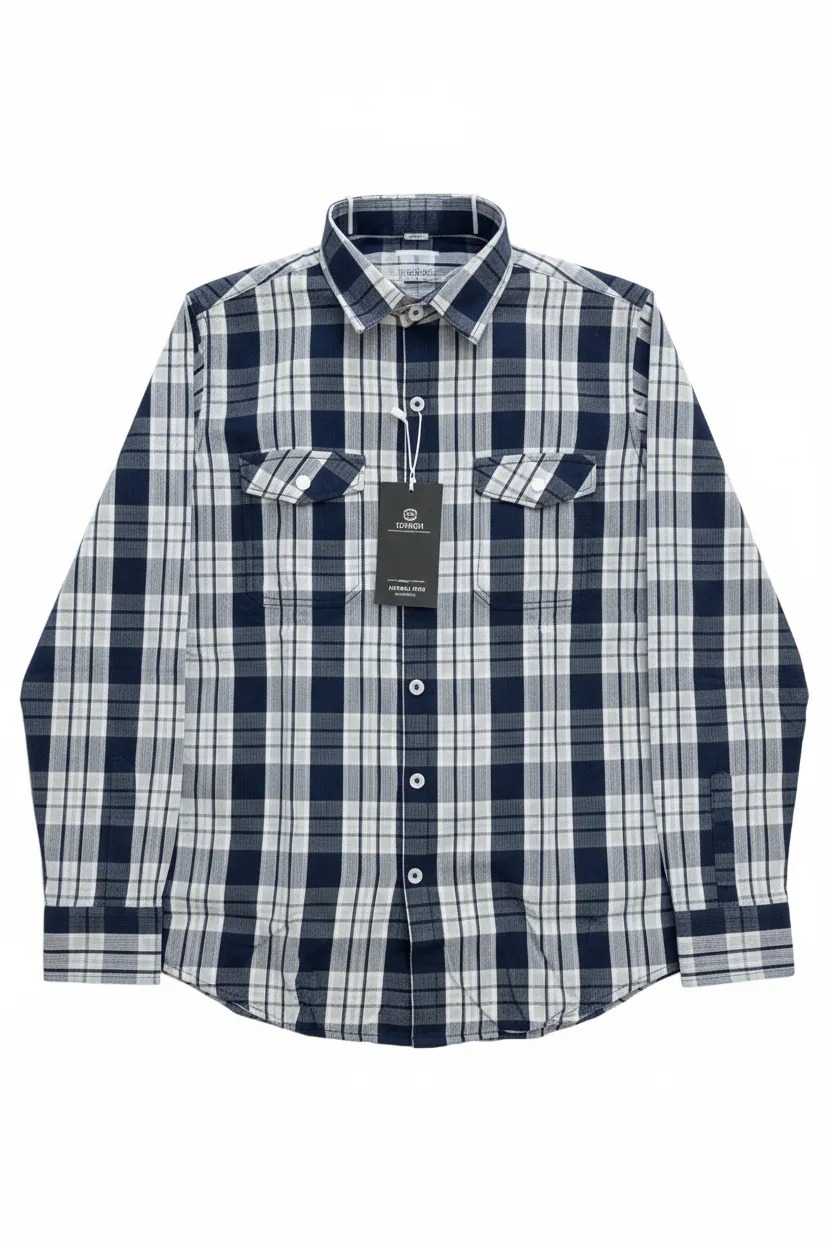 Checkered Cotton Casual Shirt view 2