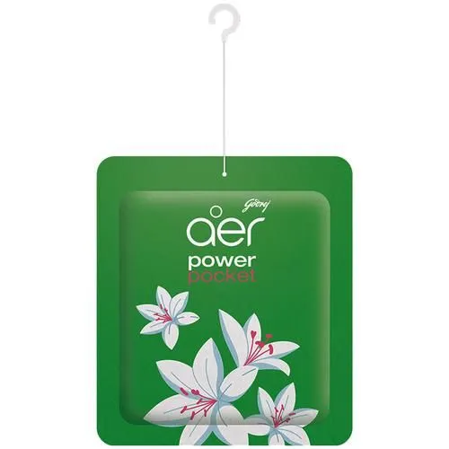 Godrej Aer Power Pocket Long Lasting Bathroom Fragrance Jasmine Floral Delight 10 g view 5