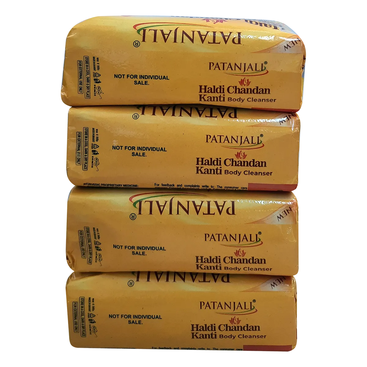 Patanjali Haldi Chandan Kanti Body Cleanser (Pack of 4 x 150 g Each) view 2
