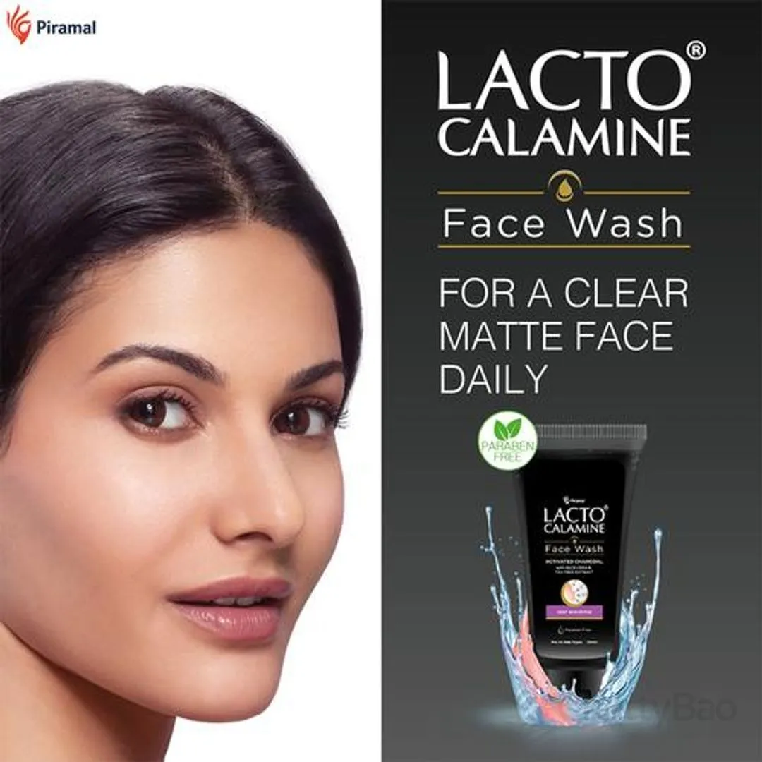 Lacto Calamine Activated Charcoal Face Wash 100 ml view 2