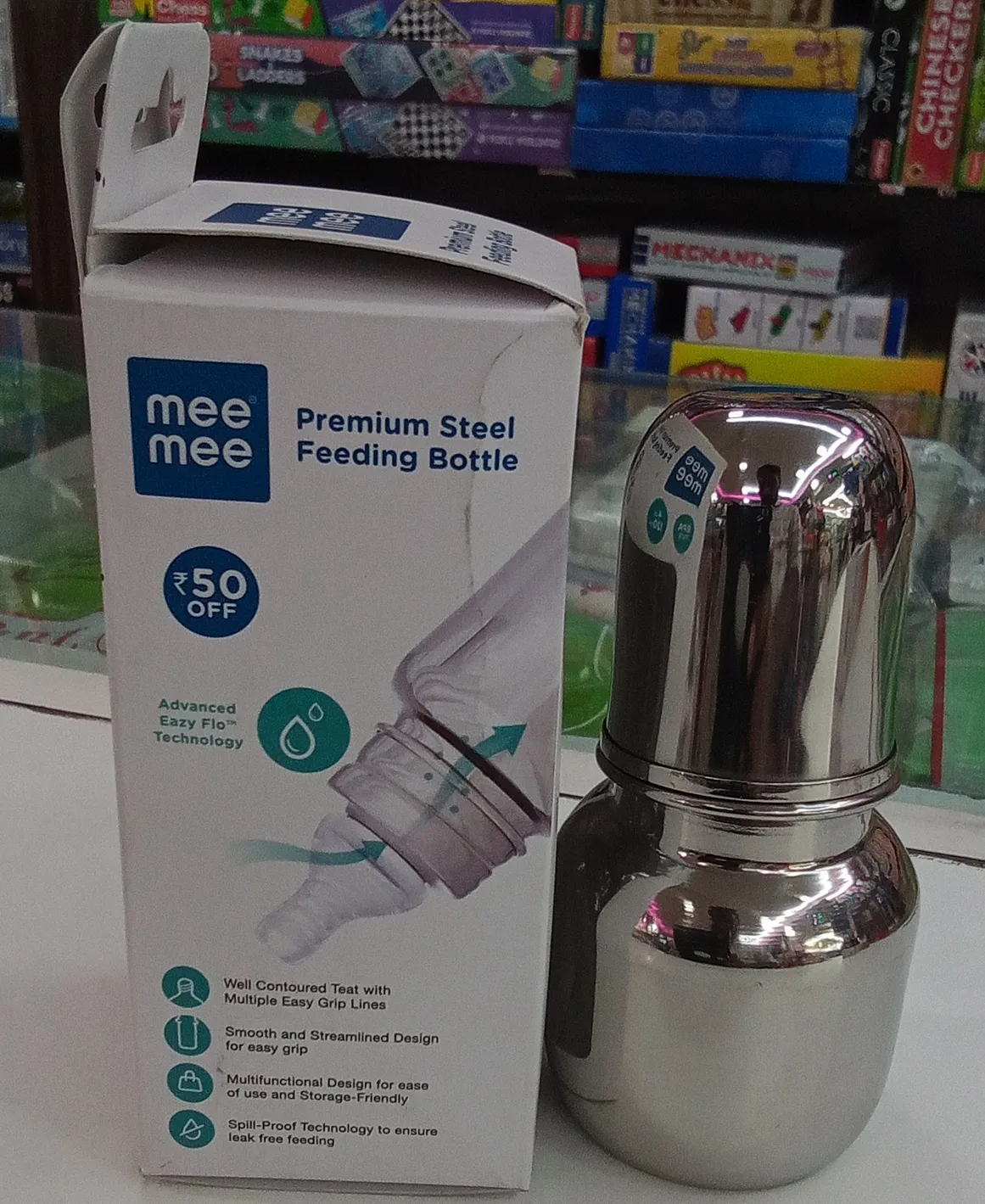 Mee Mee Premium Steel Feeding Bottle view 3
