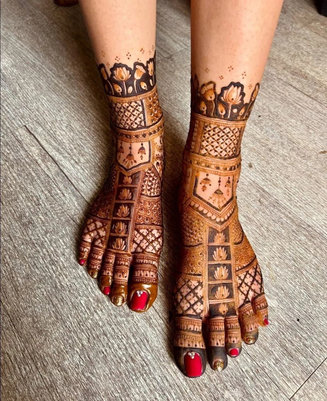 Intricate Bridal Mehndi view 2