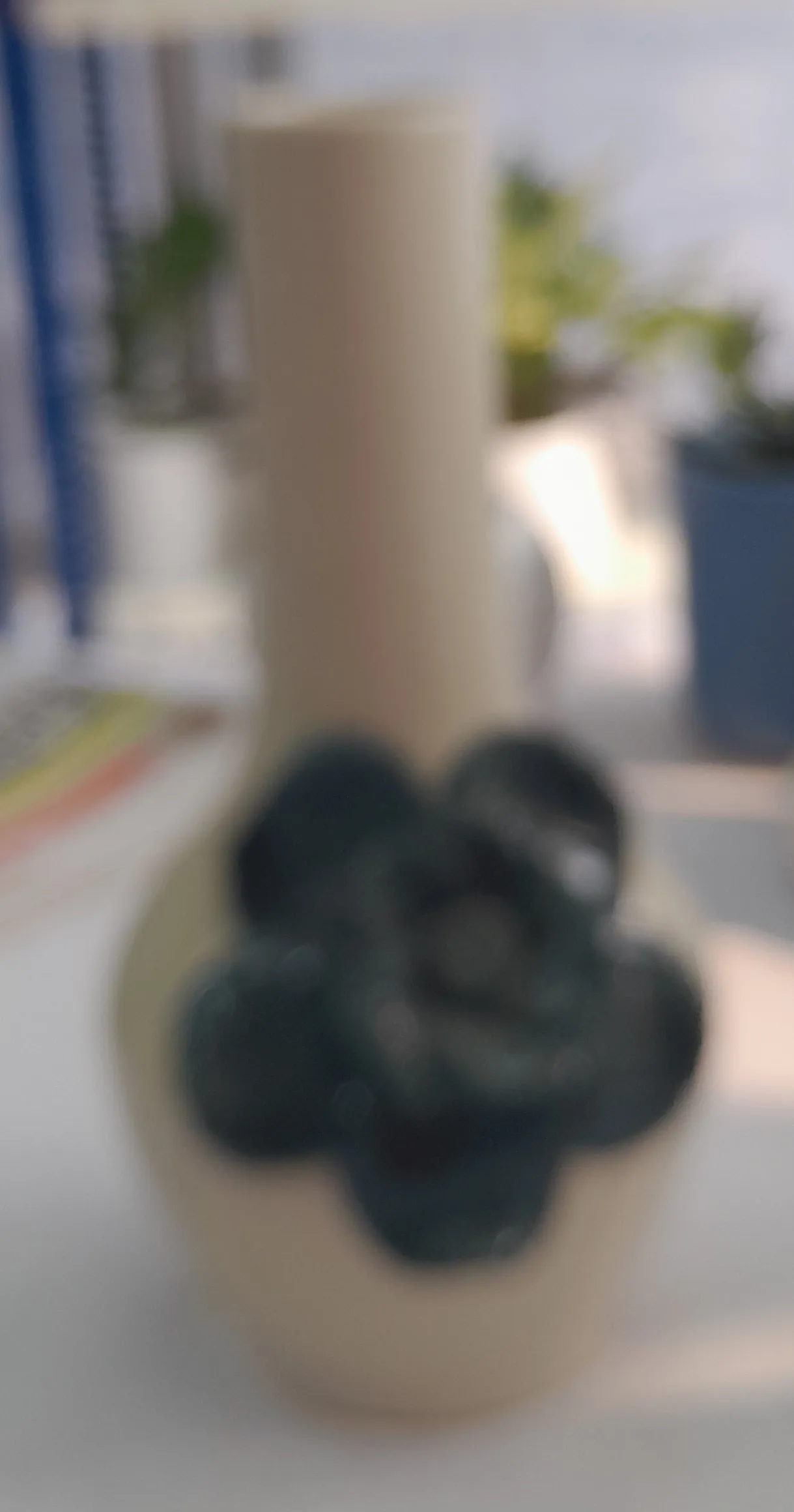 Ceramic Vase 8"Height view 2