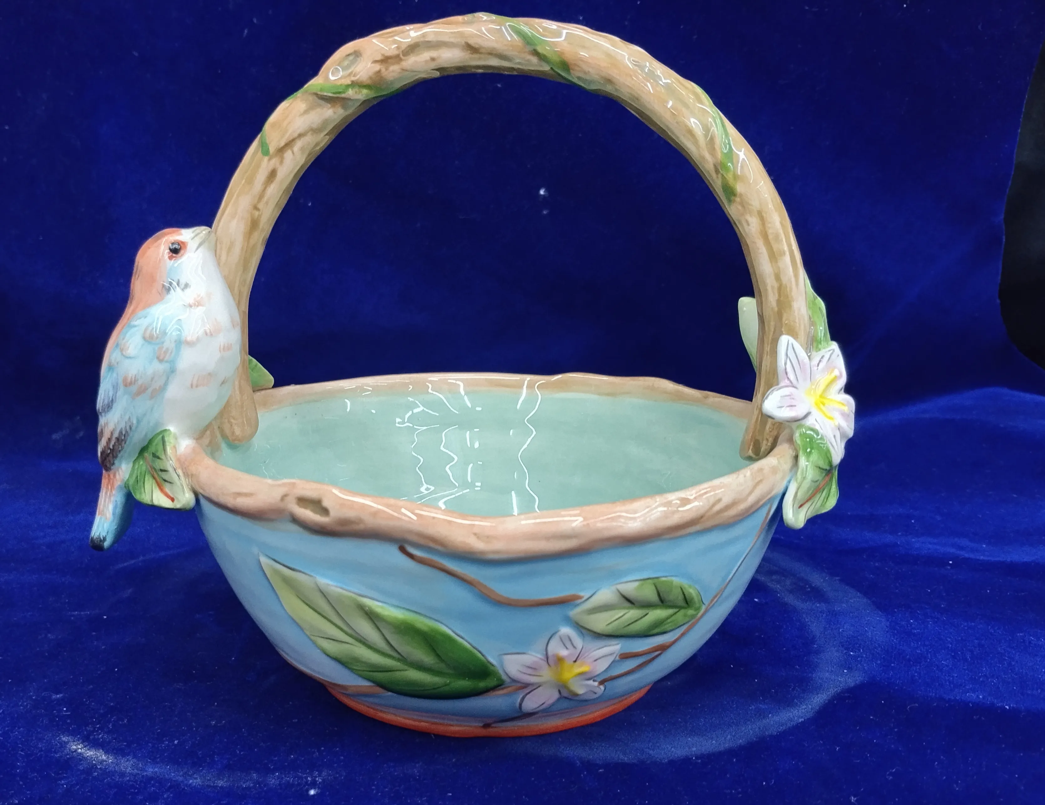 Ceramic Fruit Basket view 2