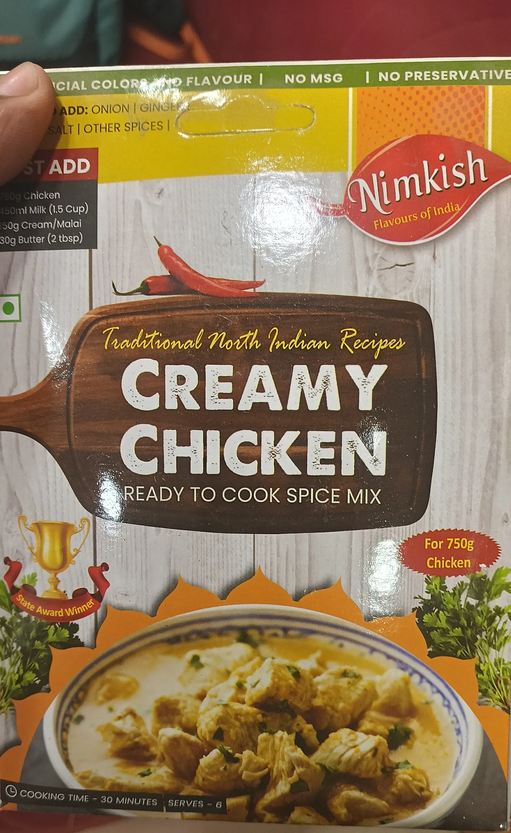 Nimkish Creamy Chicken Spice Mix view 2