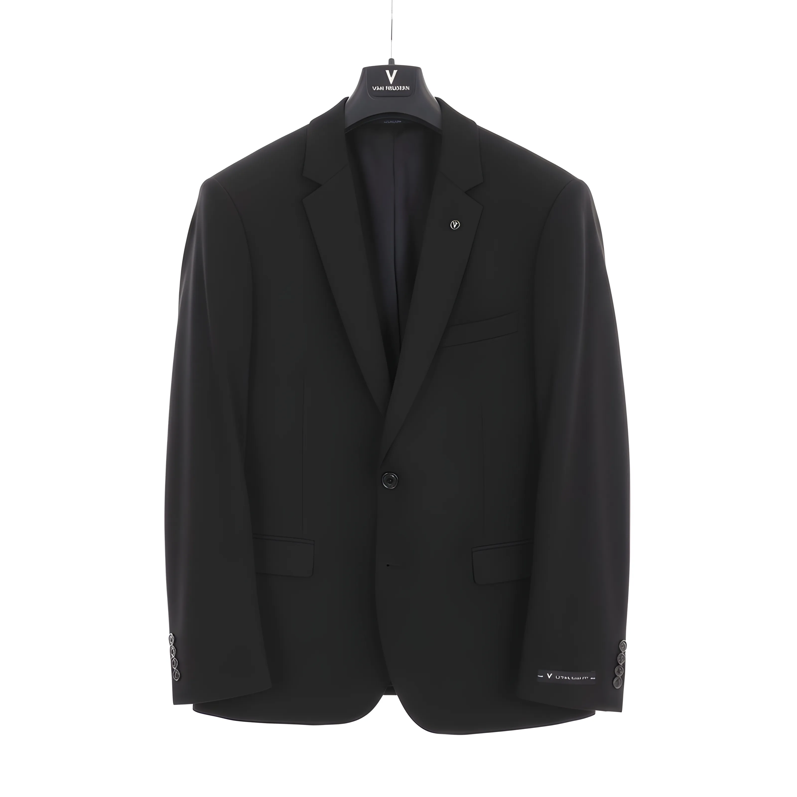 Van Heusen Black  Coat Pant view 2