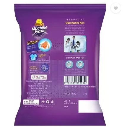 Ghadi Machine Wash Detergent Powder - Lavender 3 Kg view 2