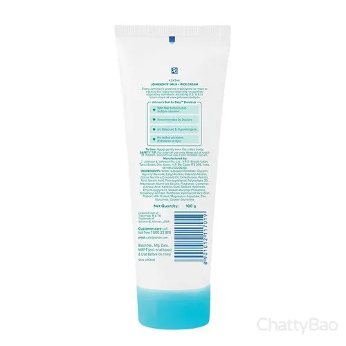 Johnson's Baby Milk Cream 100 g view 2