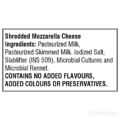 D'lecta Mozzarella Cheese -Shredded 140 g view 5