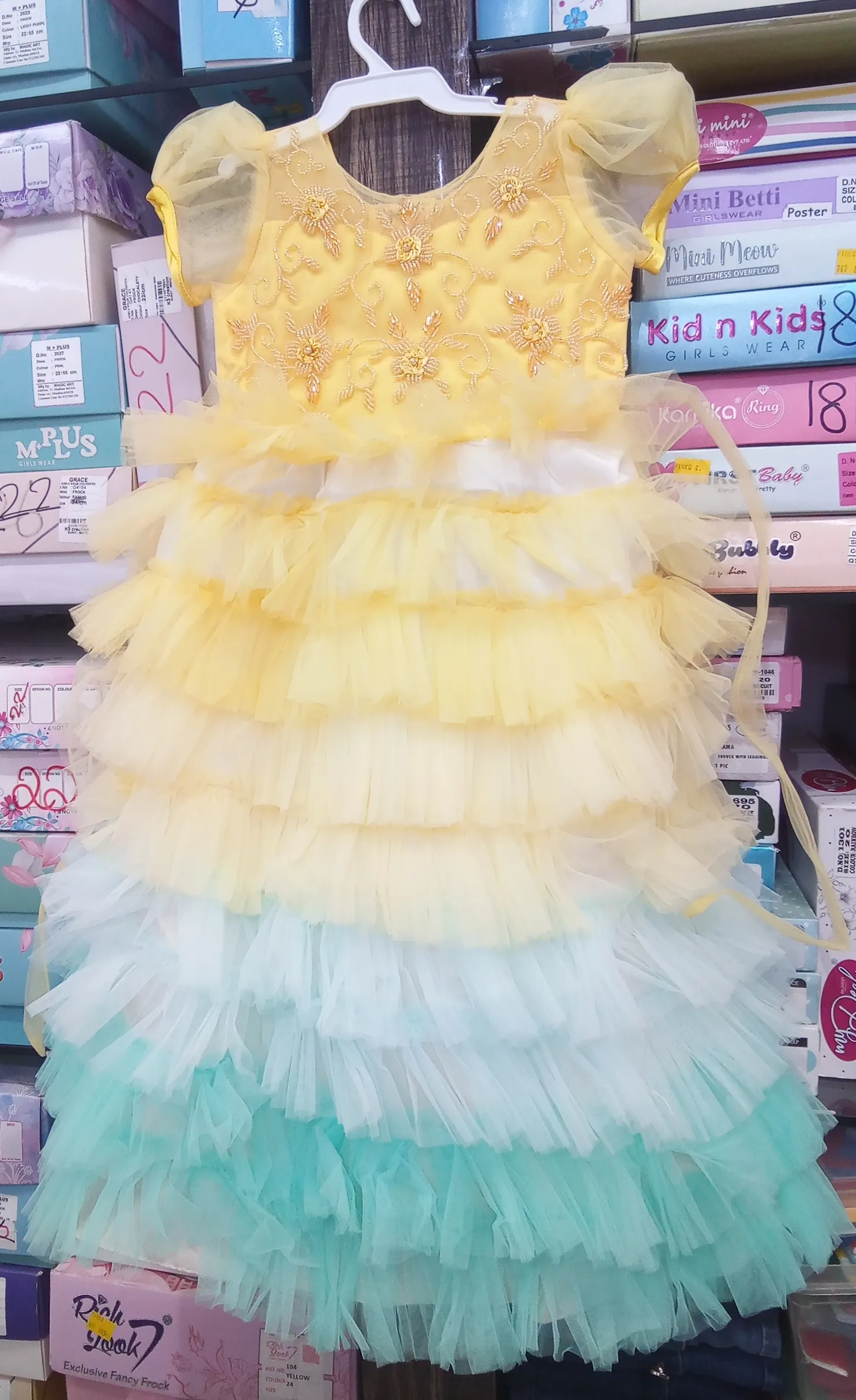 Girls Party Wear Gown Fairy view 3