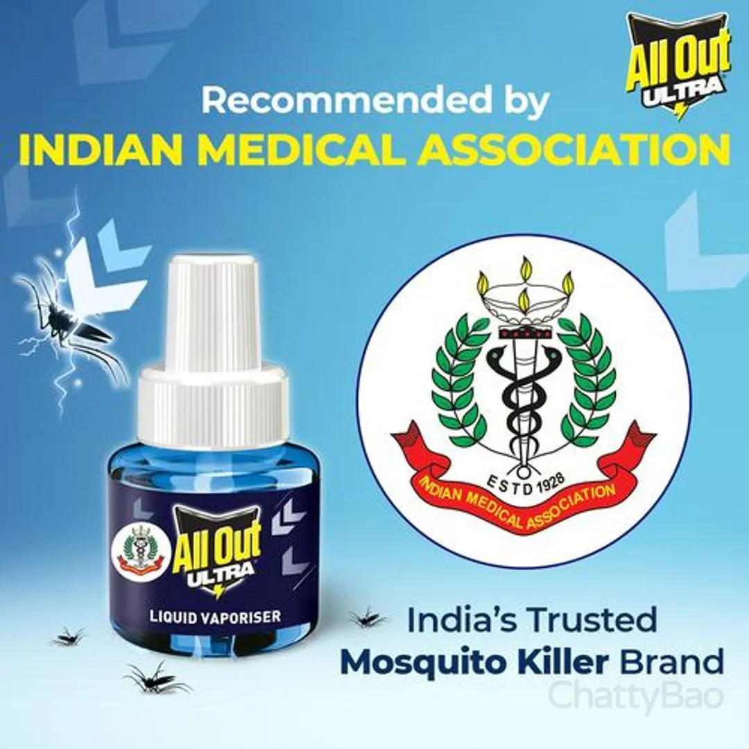All Out Ultra Mosquito Repellent Refills 45 ml each (Pack of 3) view 5